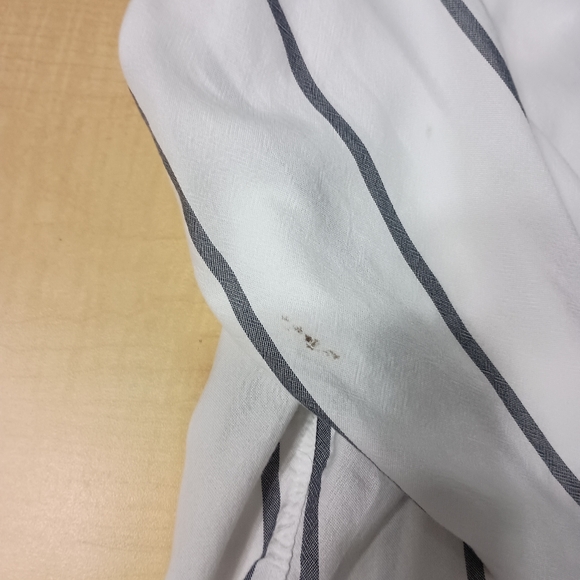 Grayson Grey and White Striped The Hero Button Down Shirt Size 02 Small - Picture 13 of 13